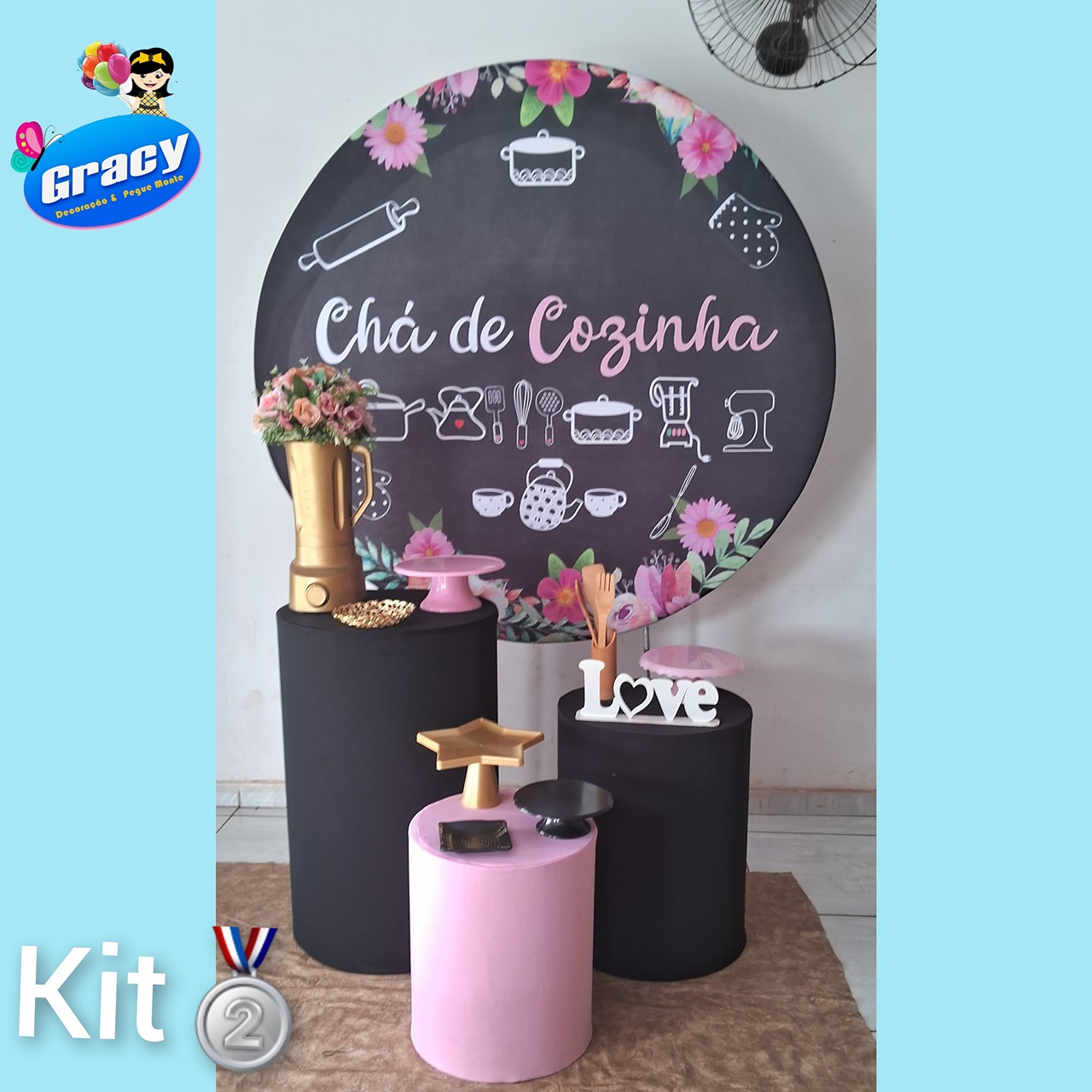Cha de Cozinha Prata - gracypeguemonte