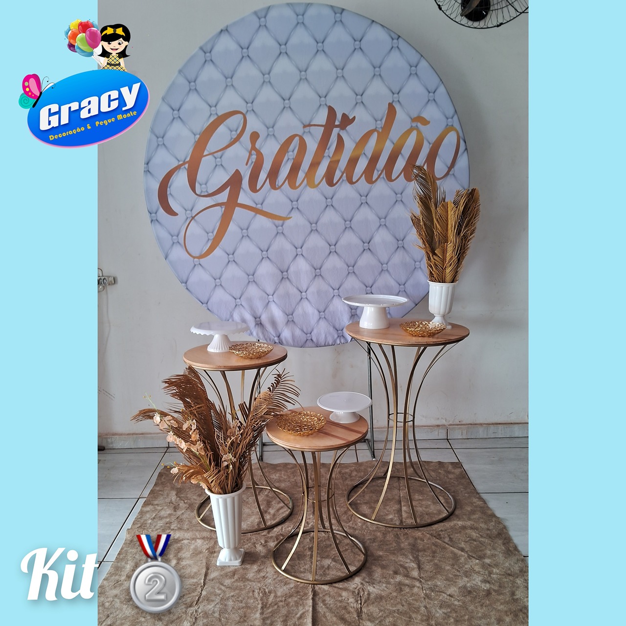 Gratidao Branco Prata - gracypeguemonte