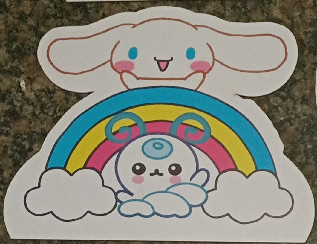 Display de Mesa Cinnamoroll - Pegue e Monte Leão de Judá 