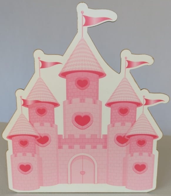 Display de Mesa Castelo Ursinha Princesa - Pegue e Monte Leão de Judá 