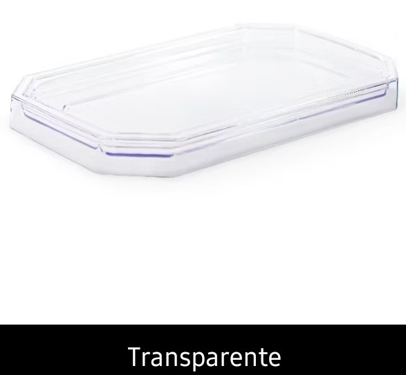 Bandeja Mini Lapidada Transparente  - Pegue e Monte Leão de Judá 