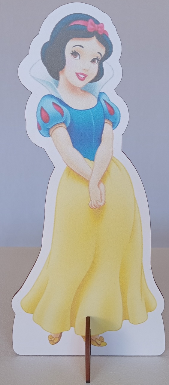 Display de Mesa Princesa Branca de Neve - Pegue e Monte Leão de Judá 