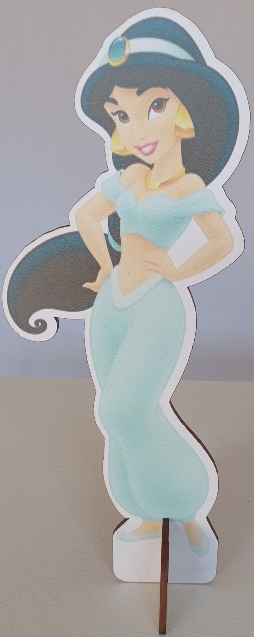 Display de Mesa Princesa Jasmine - Pegue e Monte Leão de Judá 