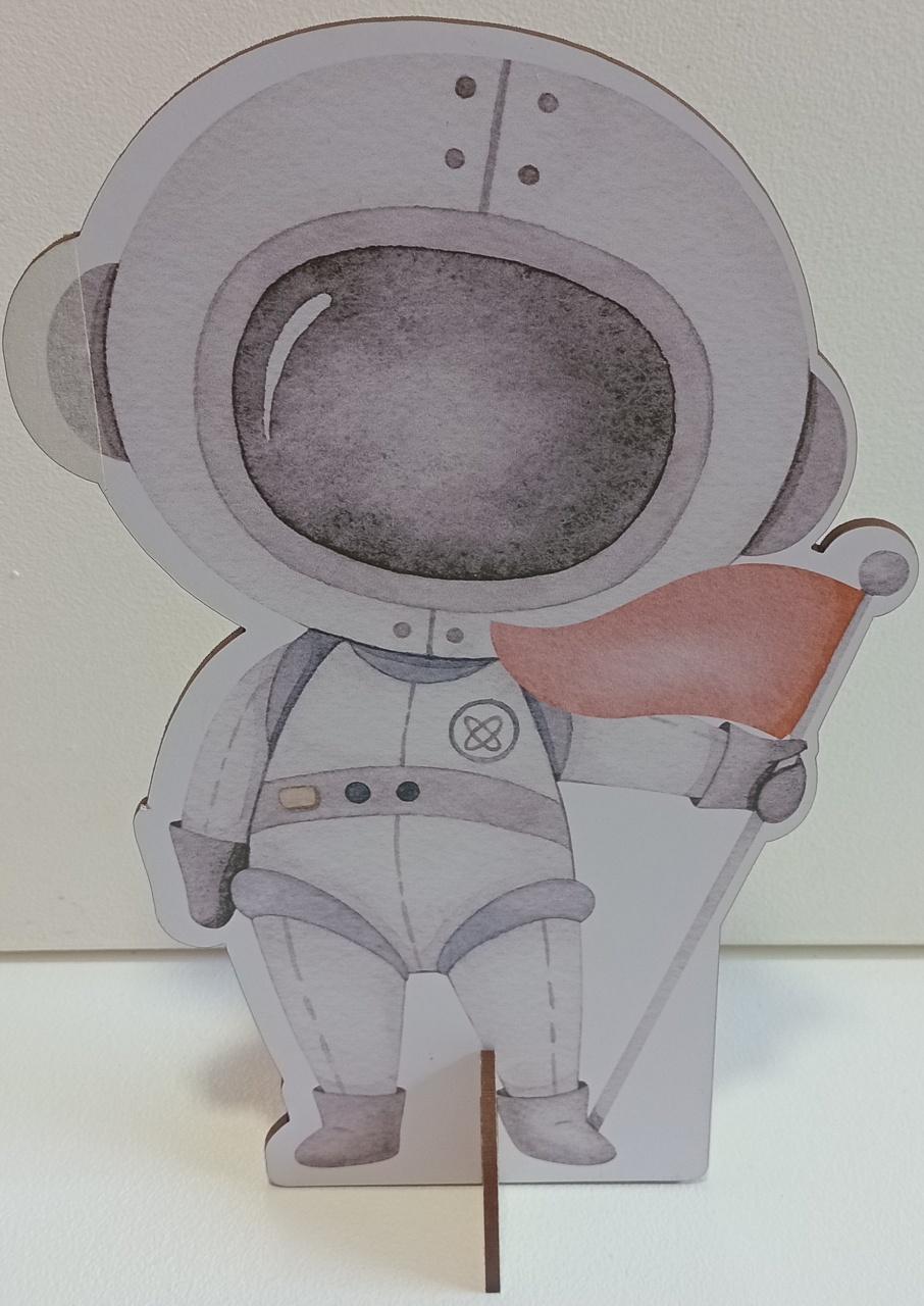 Display de Mesa Astronauta - Pegue e Monte Leão de Judá 