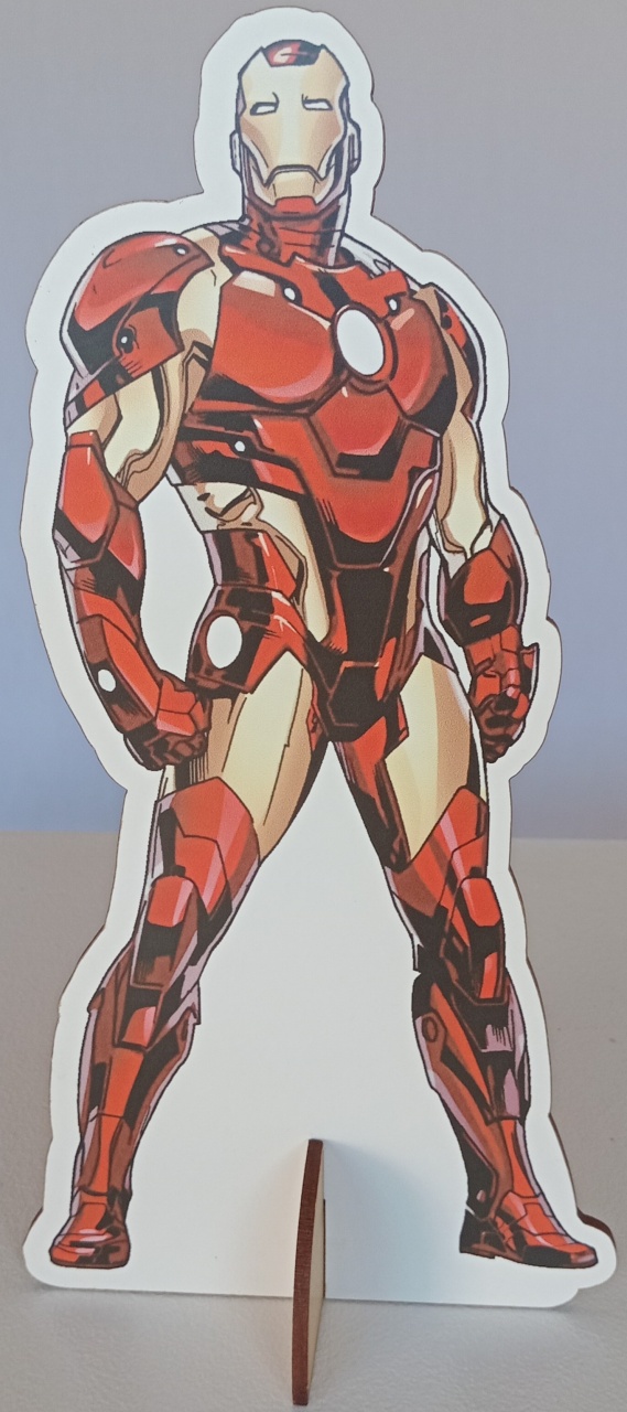 Display de Mesa Homem de Ferro Vingadores - Pegue e Monte Leão de Judá 