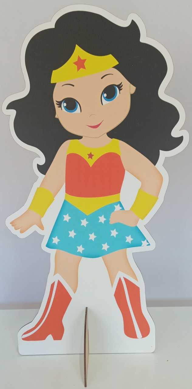 Display de Chão Mulher Maravilha - Pegue e Monte Leão de Judá 