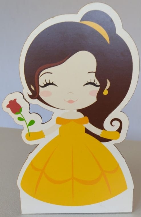 Display de Mesa Bela Princesa Cute - Pegue e Monte Leão de Judá 