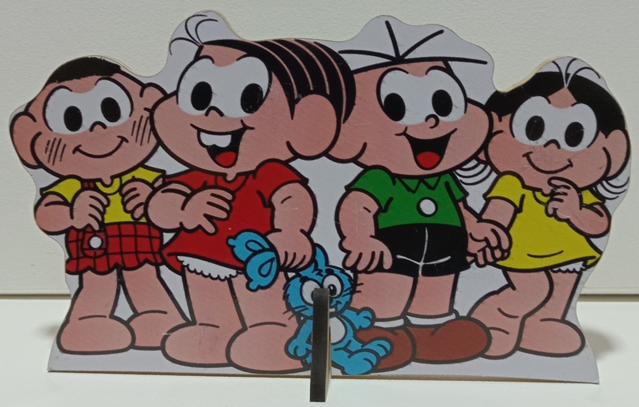 Display de Mesa Mônica - Pegue e Monte Leão de Judá 