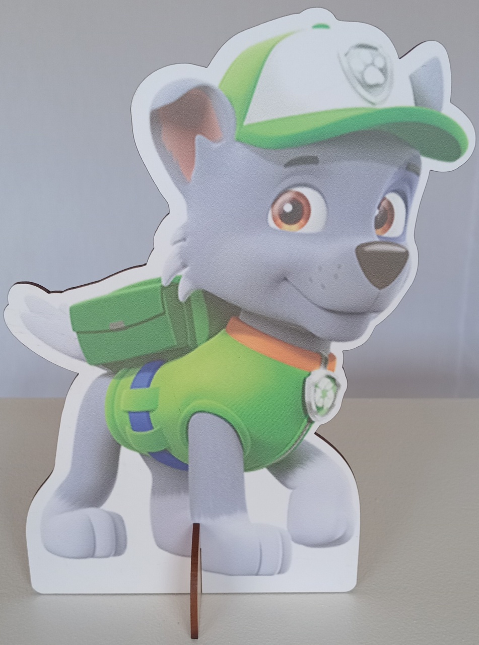 Display de Mesa Rocky Patrulha Canina - Pegue e Monte Leão de Judá 