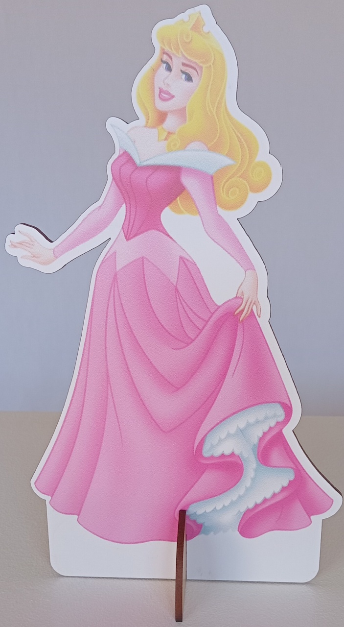 Display de Mesa Princesa Bela Adormecida - Pegue e Monte Leão de Judá 
