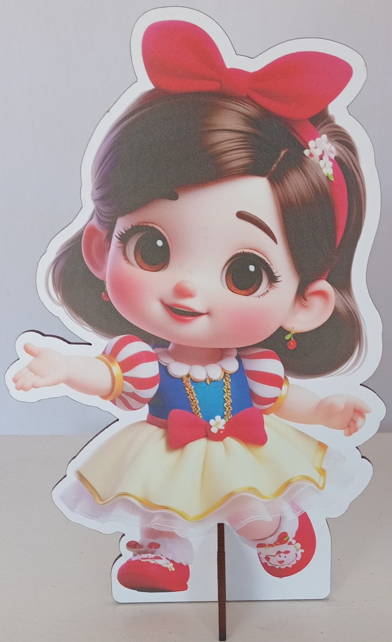 Display de Mesa Branca de Neve - Pegue e Monte Leão de Judá 