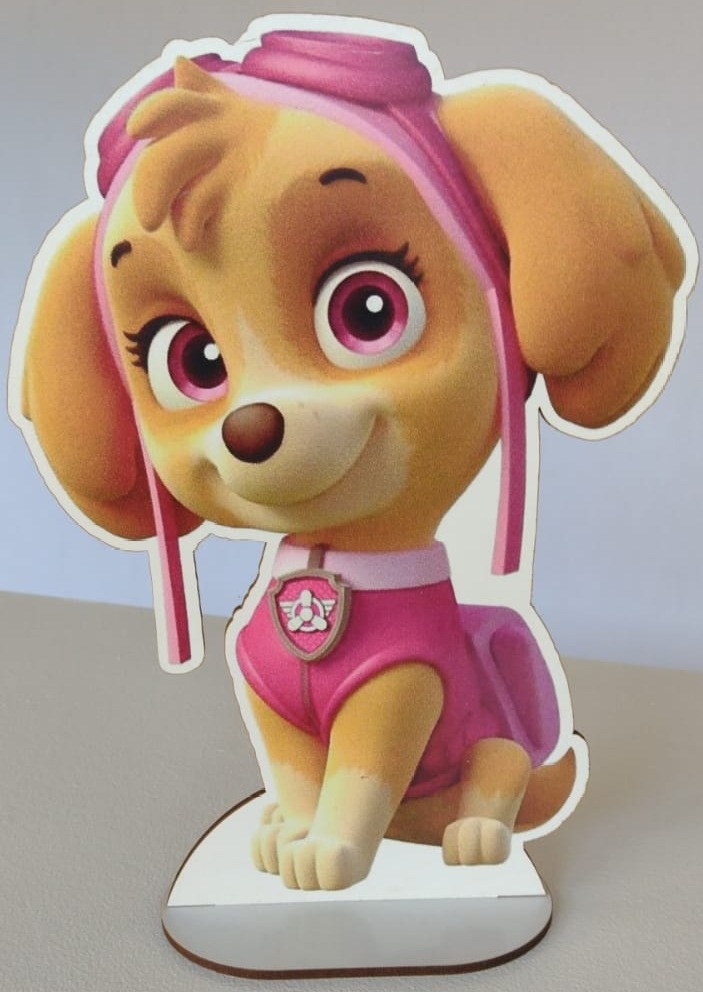 Display de Mesa Skye Patrulha Canina - Pegue e Monte Leão de Judá 