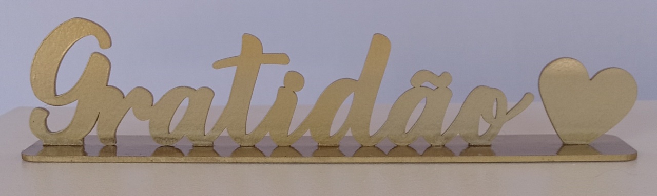 Display Gratidão  - Pegue e Monte Leão de Judá 