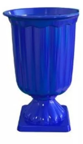 Vaso Grego Médio Azul Royal - Pegue e Monte Leão de Judá 