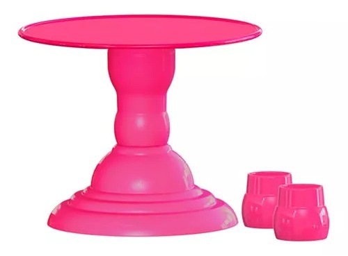 Boleira 22Cm Rosa Pink - Pegue e Monte Leão de Judá 