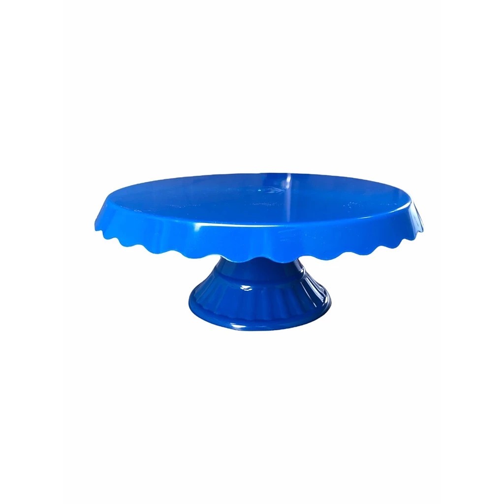 Boleira Cake Renda Azul Royal - Pegue e Monte Leão de Judá 