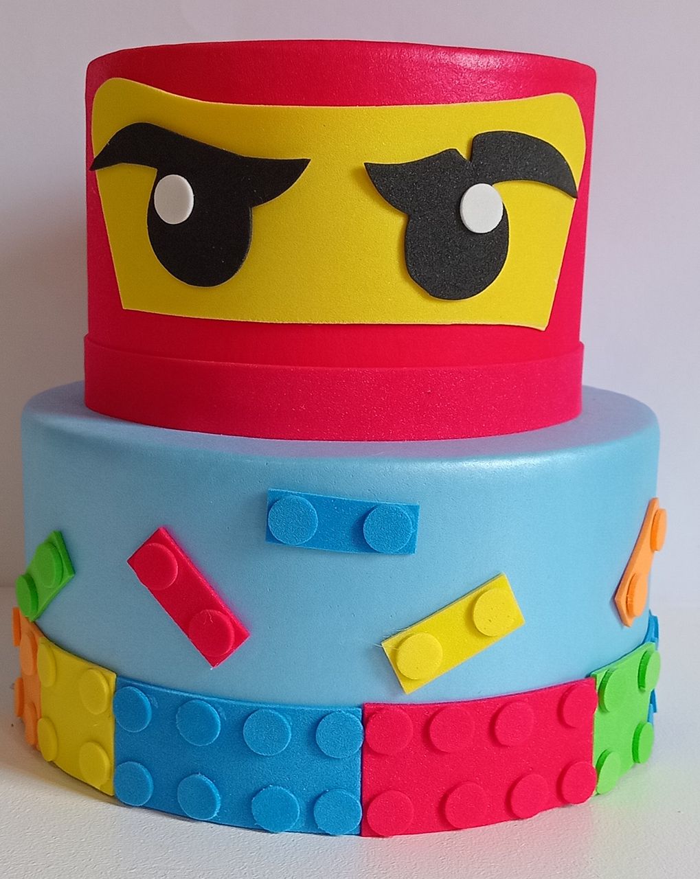 Bolo Fake Ninjago - Pegue e Monte Leão de Judá 