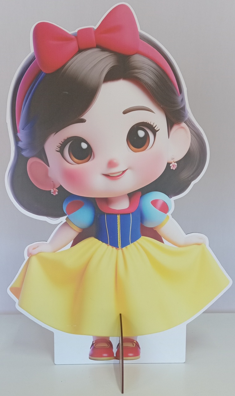 Display de Chão Branca de Neve - Pegue e Monte Leão de Judá 