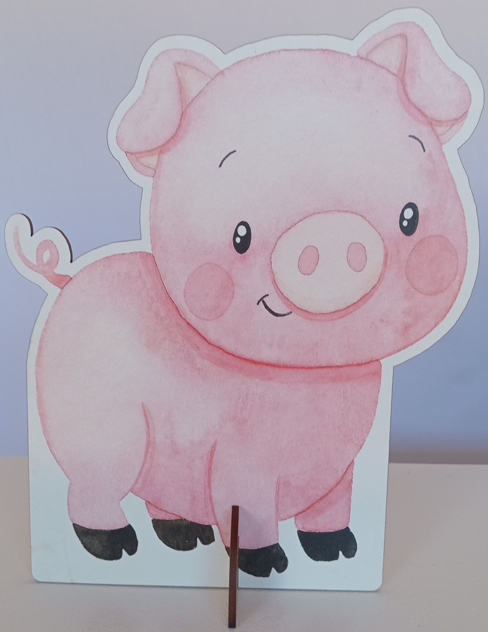 Display de Mesa Porquinho (Fazendinha) - Pegue e Monte Leão de Judá 