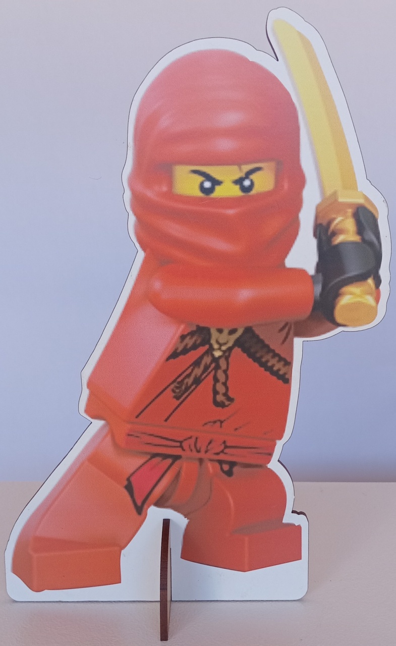 Display de Mesa Ninja Go - Pegue e Monte Leão de Judá 