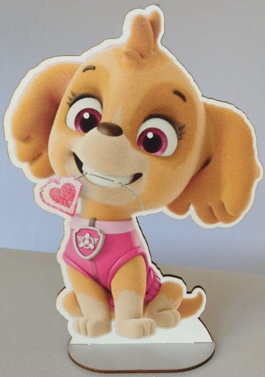 Display de Mesa Skye Patrulha Canina - Pegue e Monte Leão de Judá 