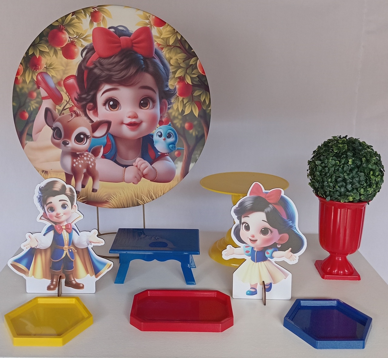 Festa Na Mesa Branca de Neve - Pegue e Monte Leão de Judá 
