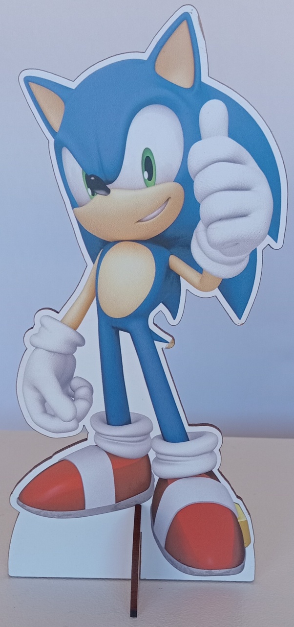 Display de Mesa Sonic  - Pegue e Monte Leão de Judá 