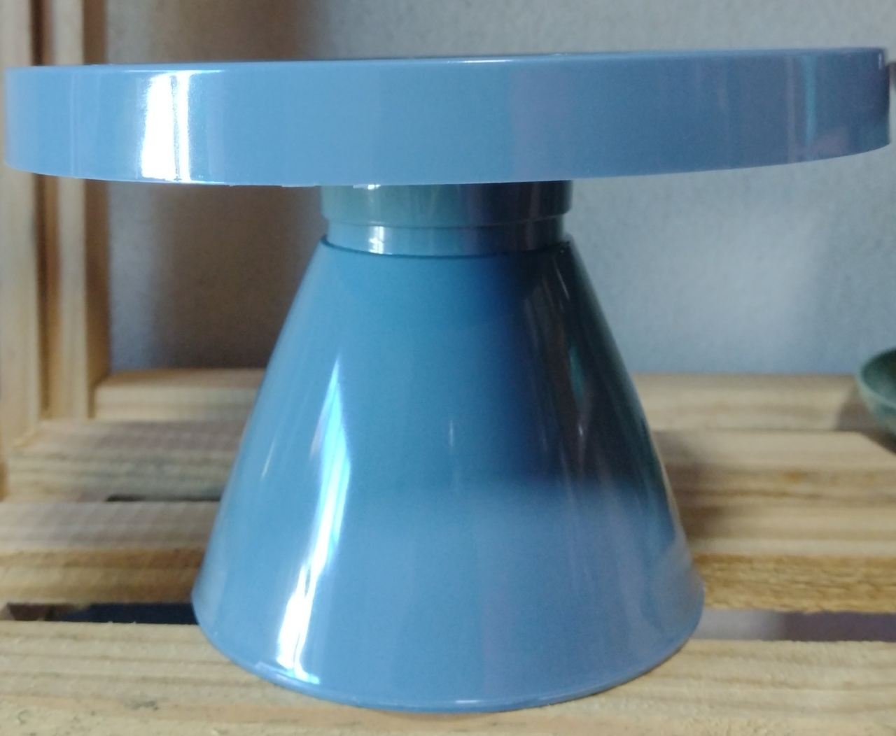 Boleira Minimalista Azul Gris Pequena - Pegue e Monte Leão de Judá 
