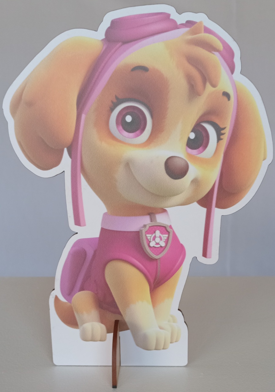 Display de Mesa Skye Patrulha Canina - Pegue e Monte Leão de Judá 