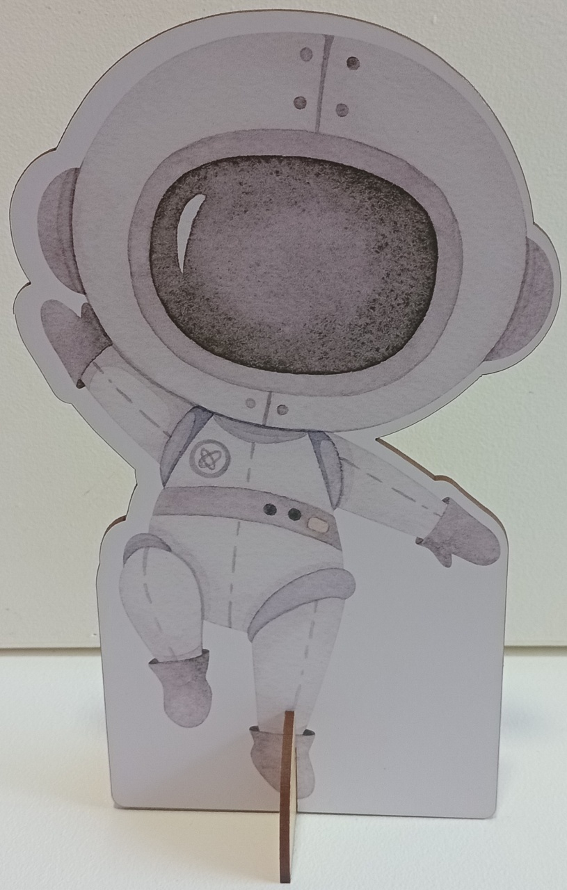 Display de Mesa Astronauta  - Pegue e Monte Leão de Judá 