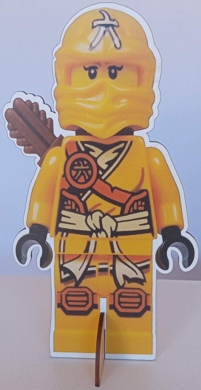 Display de Mesa Ninja Go - Pegue e Monte Leão de Judá 