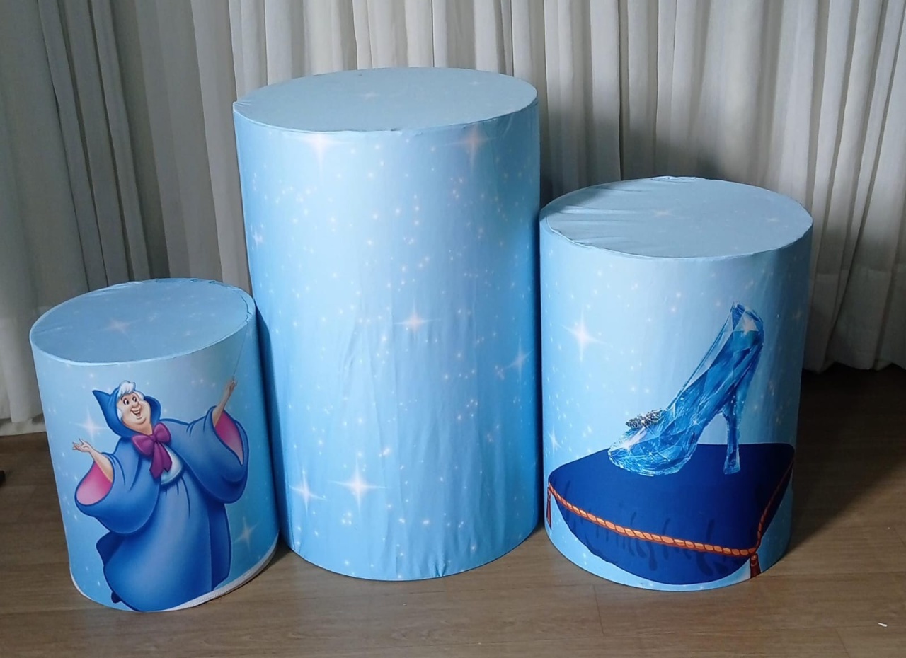 Capas Cilindros Cinderela  - Tok de Festas 