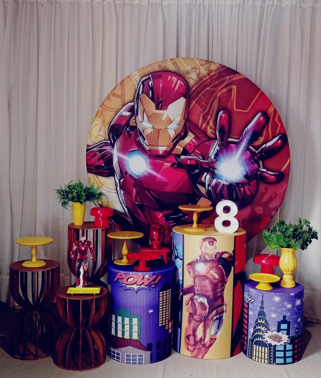 Homem de Ferro Safira - Tok de Festas 