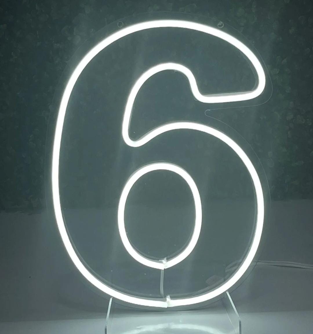 Numero Seis de Led - Tok de Festas 