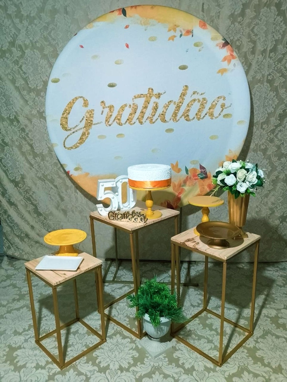 Gratidão Amarelo 01 - Tok de Festas 