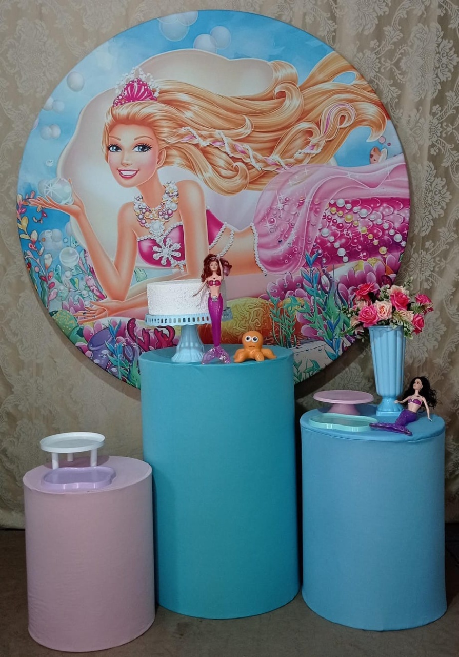 Barbie Sereia Rubi - Tok de Festas 