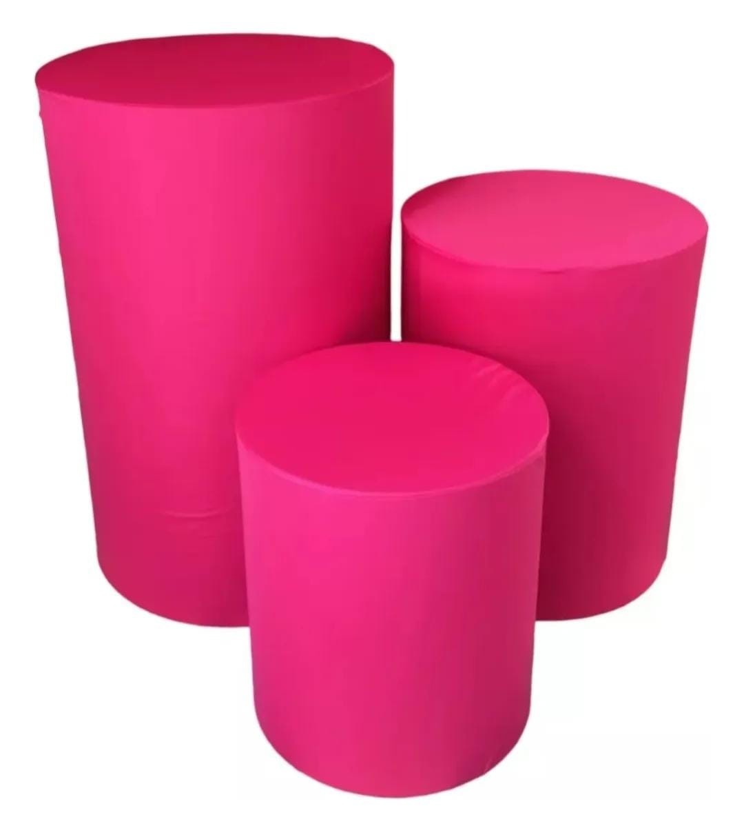 Capas Cilindros Pink - Tok de Festas 