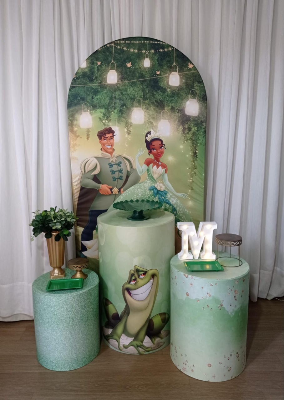 Princesa Tiana E O Principe  - Tok de Festas 