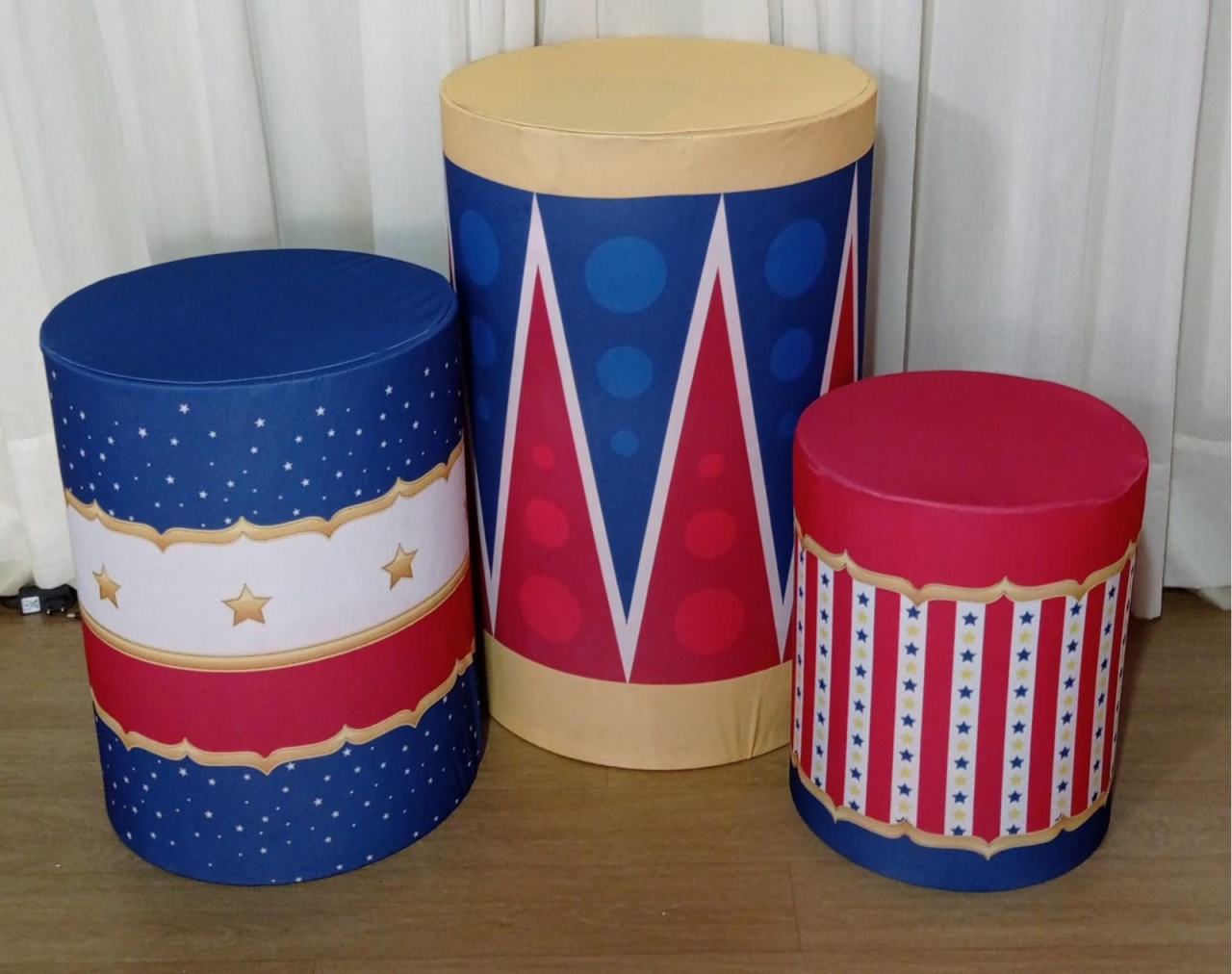 Capas Cilindros Circo - Tok de Festas 
