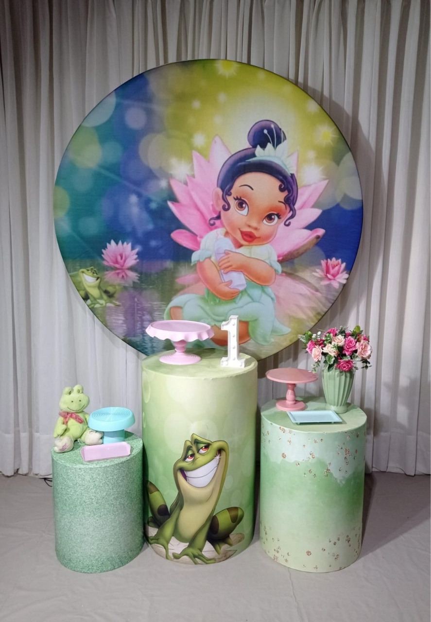 Princesa Tiana Baby Rubi  - Tok de Festas 