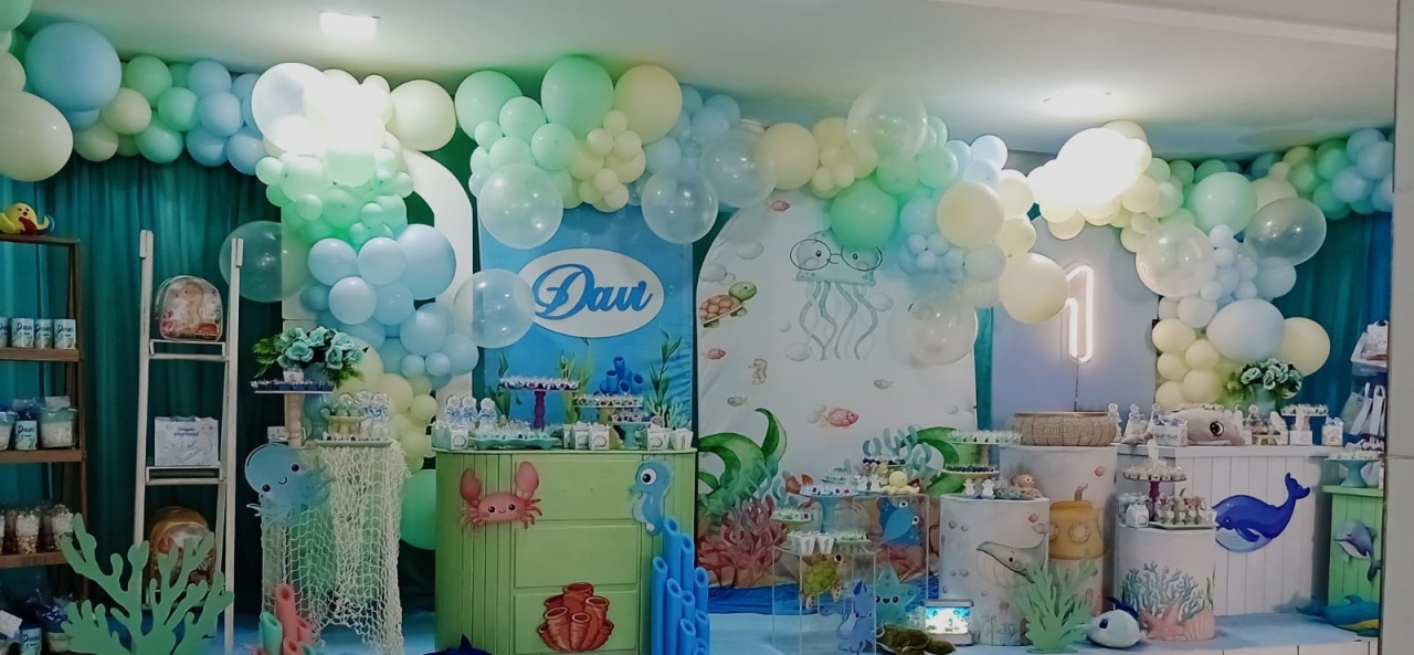 Festa Davi Fundo Do Mar - Tok de Festas 