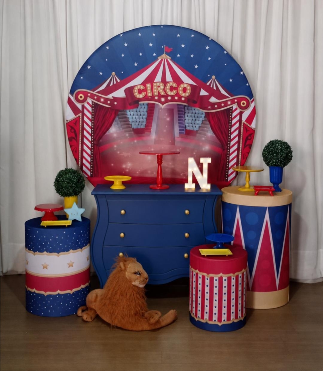 Circo Azul Safira - Tok de Festas 