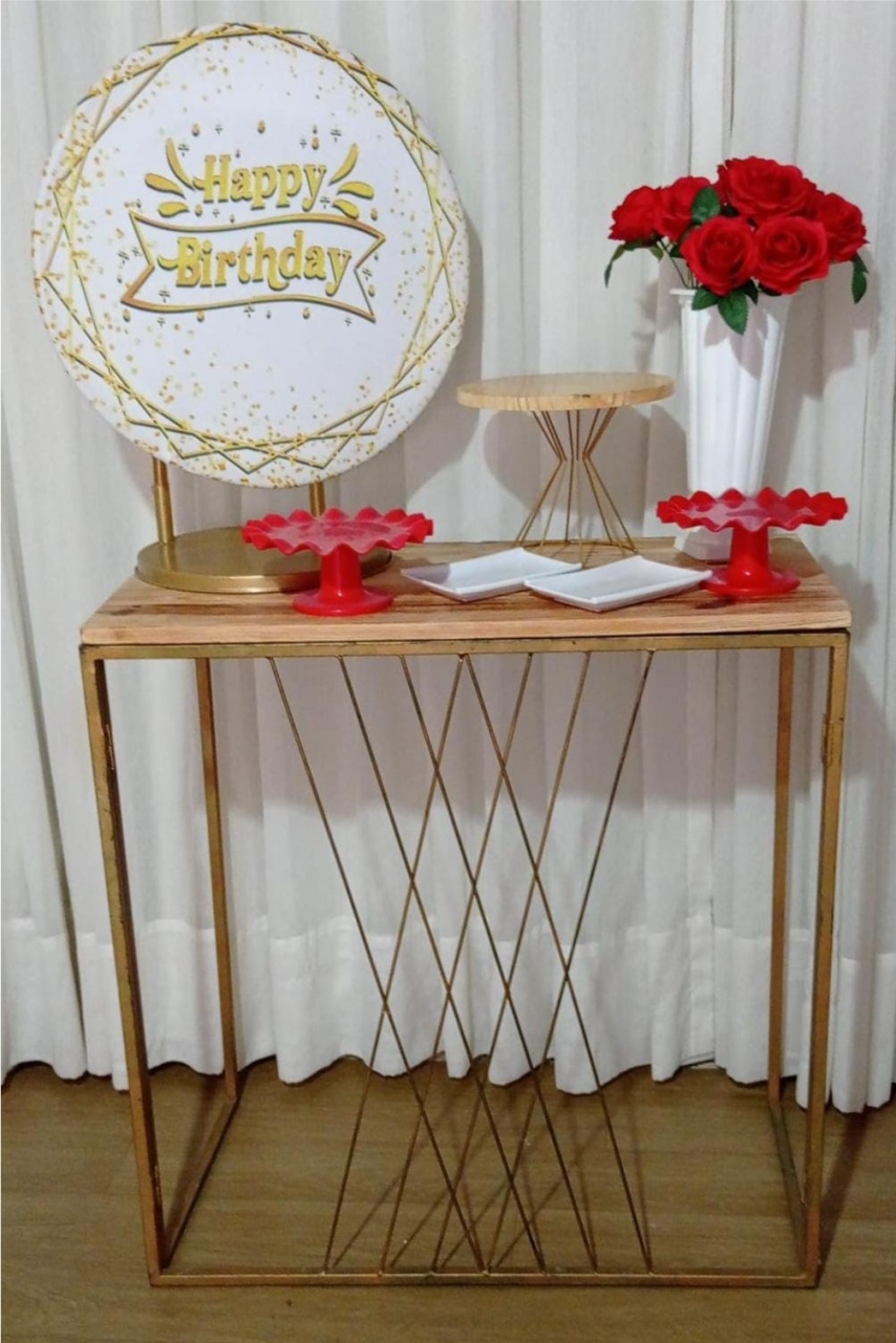 Mesa Happy Birthday - Tok de Festas 