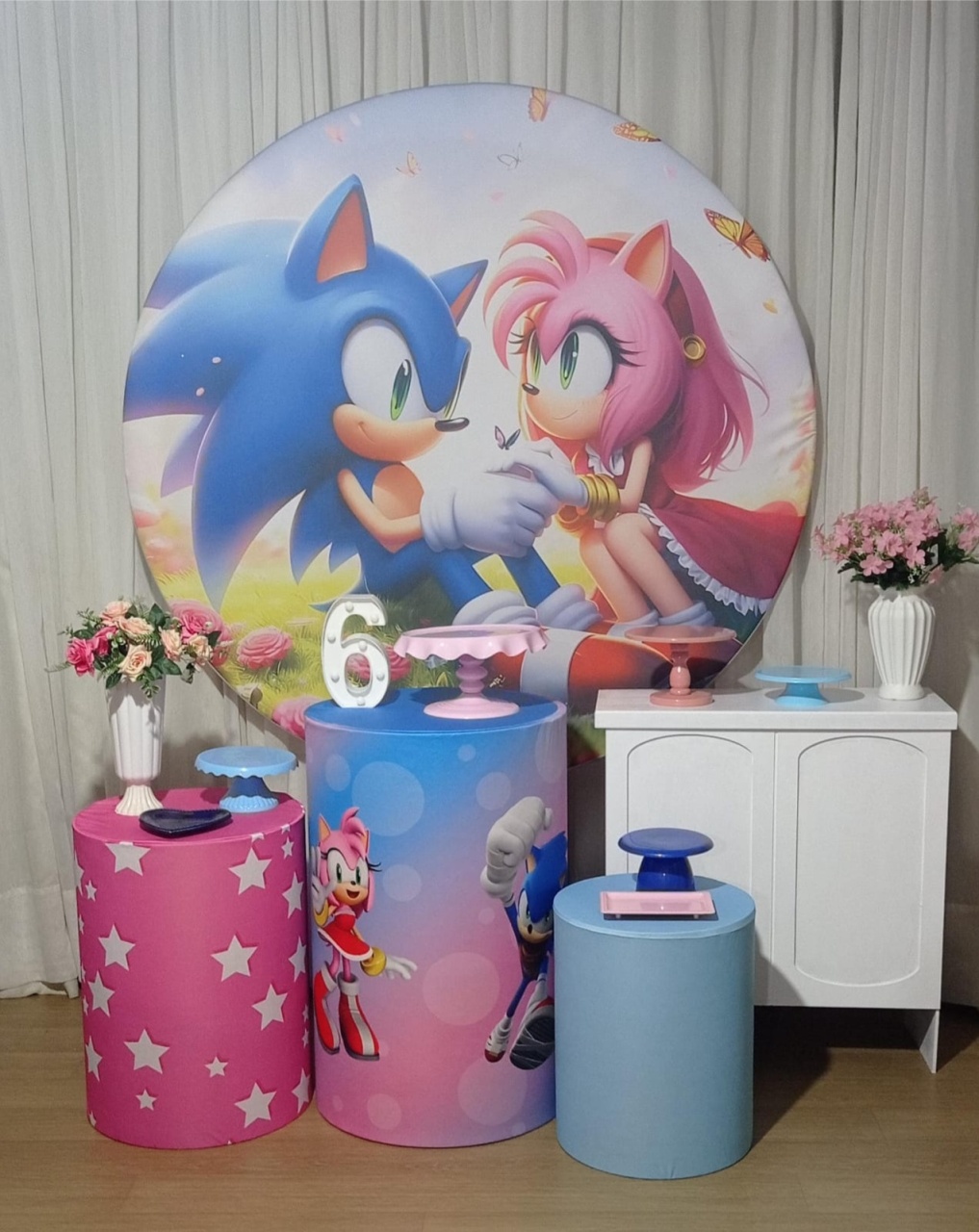 Amy Rose E Sonic Safira - Tok de Festas 