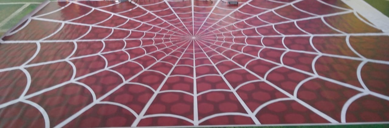 Tapete Homem Aranha  - Tok de Festas 