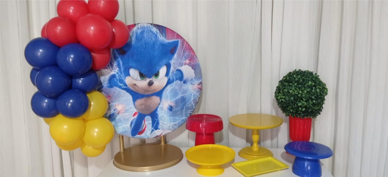 Kit Mesa Sonic 02 - Tok de Festas 