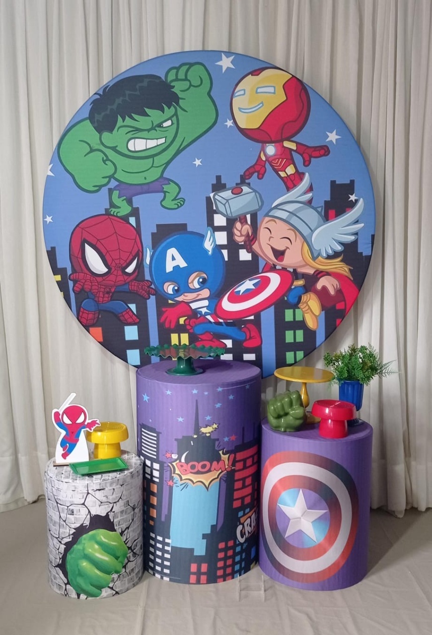 Vingadores Baby Rubi  - Tok de Festas 