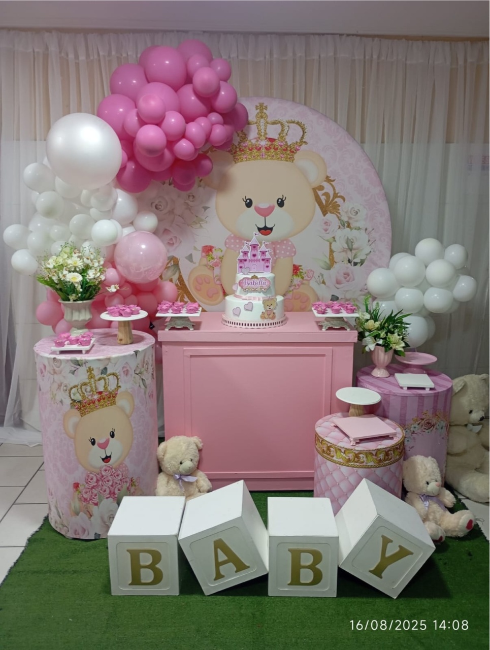 Ursa Princesa Baby - Tok de Festas 