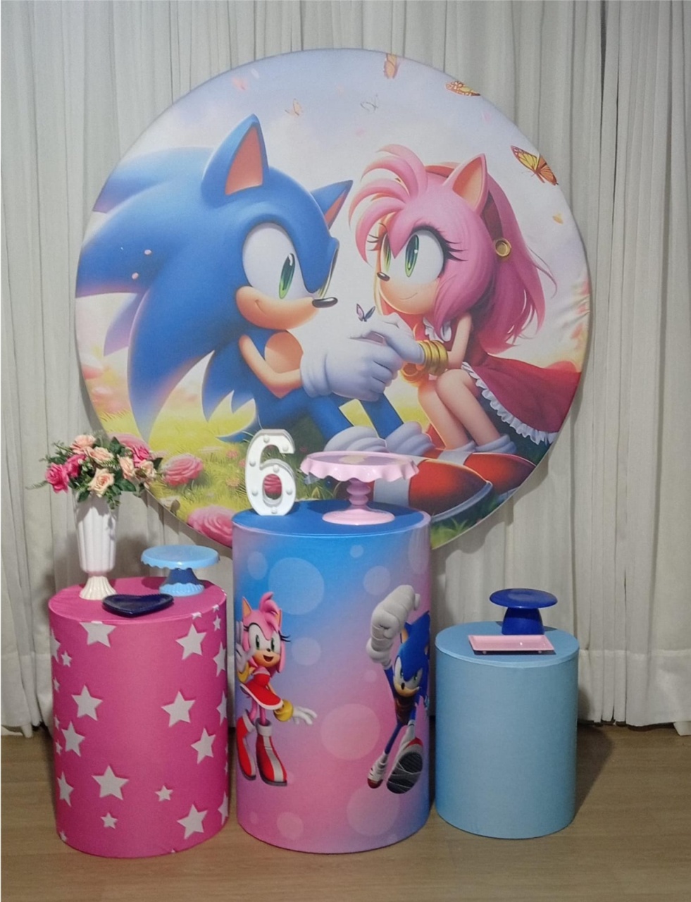 Amy Rose E Sonic Rubi - Tok de Festas 