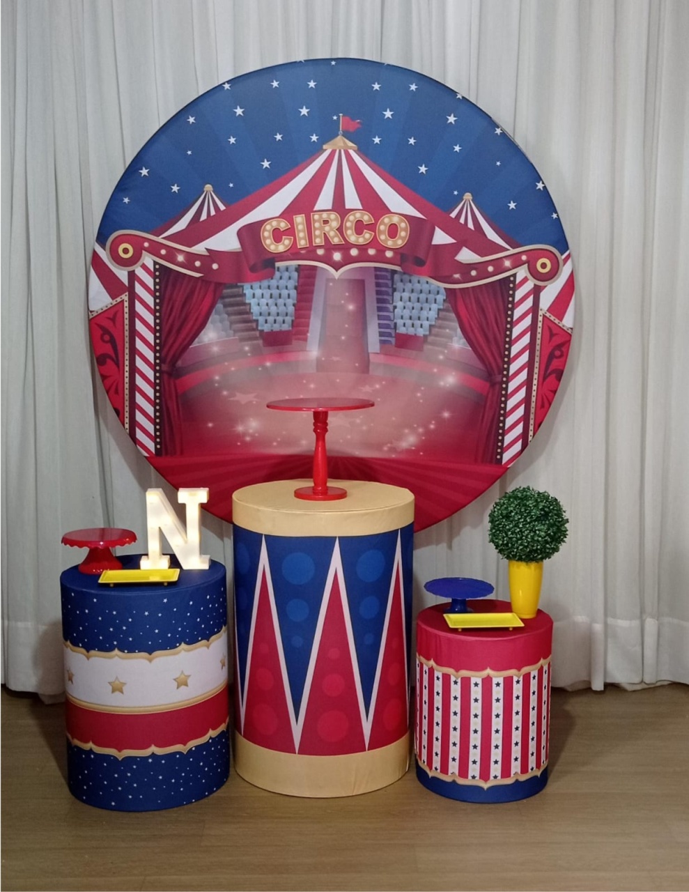 Circo Azul Rubi - Tok de Festas 